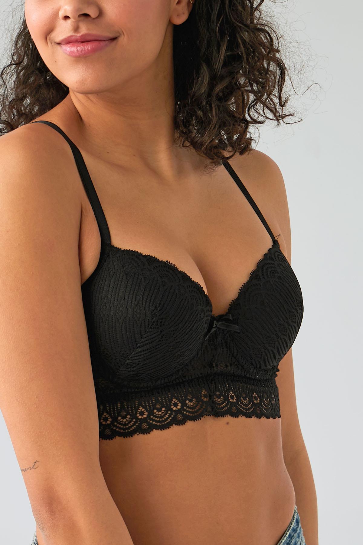 PUSH-UP - Underwired Bra - Black