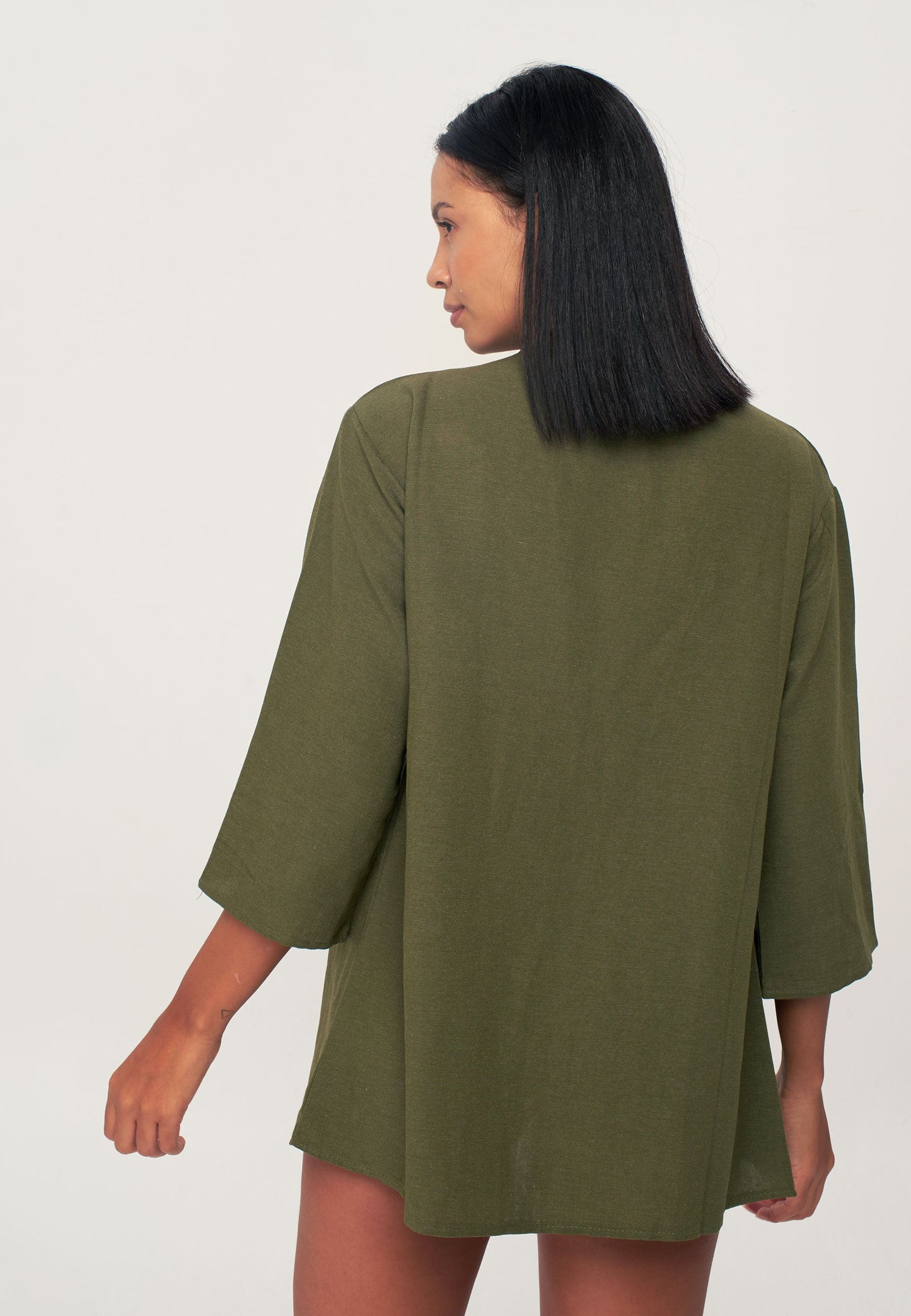 Women's Solid Color Kimono