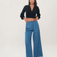 Women's Elastic Waist Trousers with Tassels