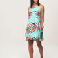 Women's Multi Patterned Backless Dress