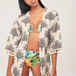 Women's Tree Patterned Kimono