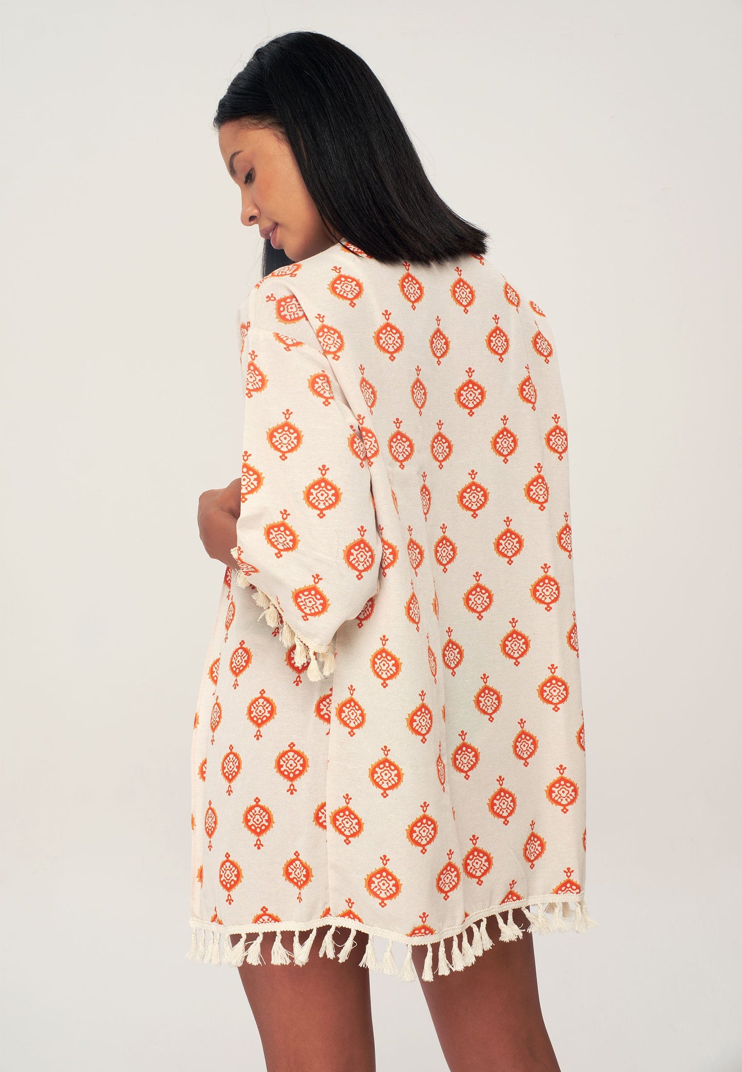 Women's Patterned Kimono