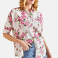 Women's Patterned Linen Shirt