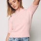 Soft Pink Blouse with Short Sleeves