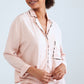 Herita Long Sleeve Shirt Pyjama Set Pink