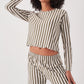 Long Sleeve Striped - Pyjama Set