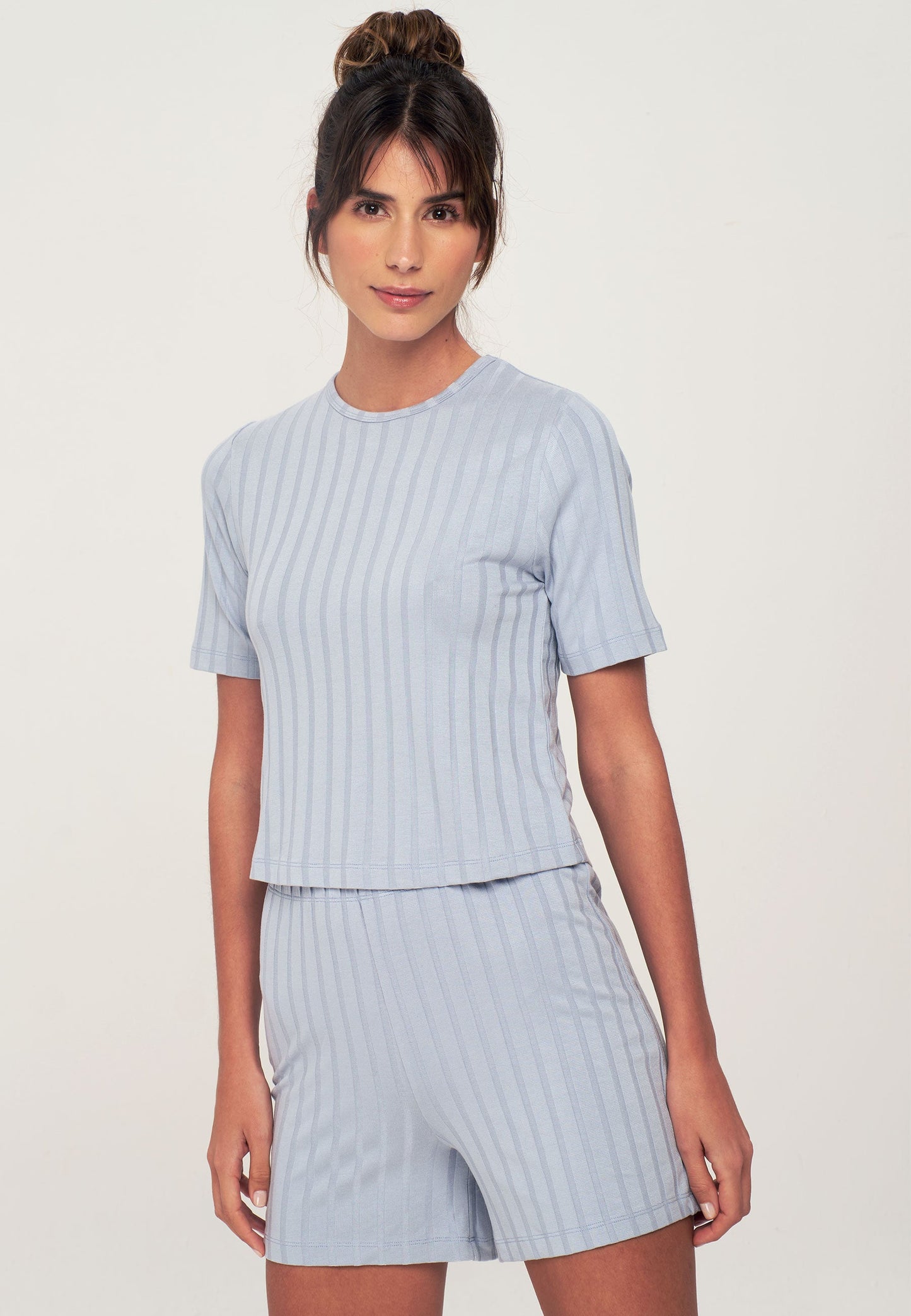 Soft Cotton Pyjama Set - Blue