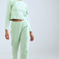 Long Sleeve Crew Neck - Pyjama Set - Mint