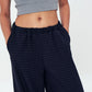 Striped Trousers - Tracksuit bottoms - Navy blue