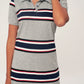 Herita Multi Striped Polo Dress