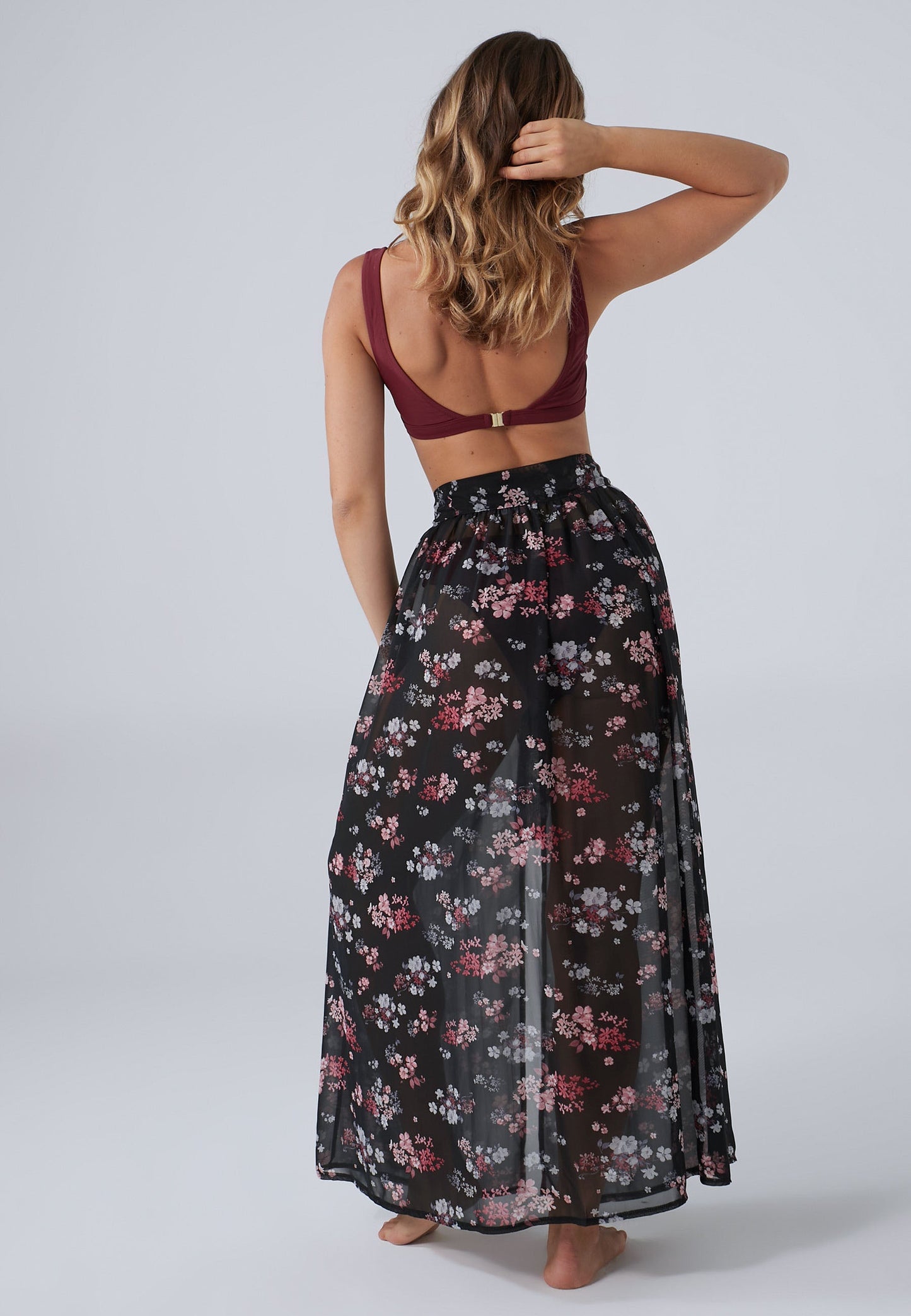 Pareo Red Floral