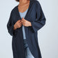 Long Sleeved Kimono - Navy Blue