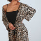 Long Sleeved Kimono - Leopard