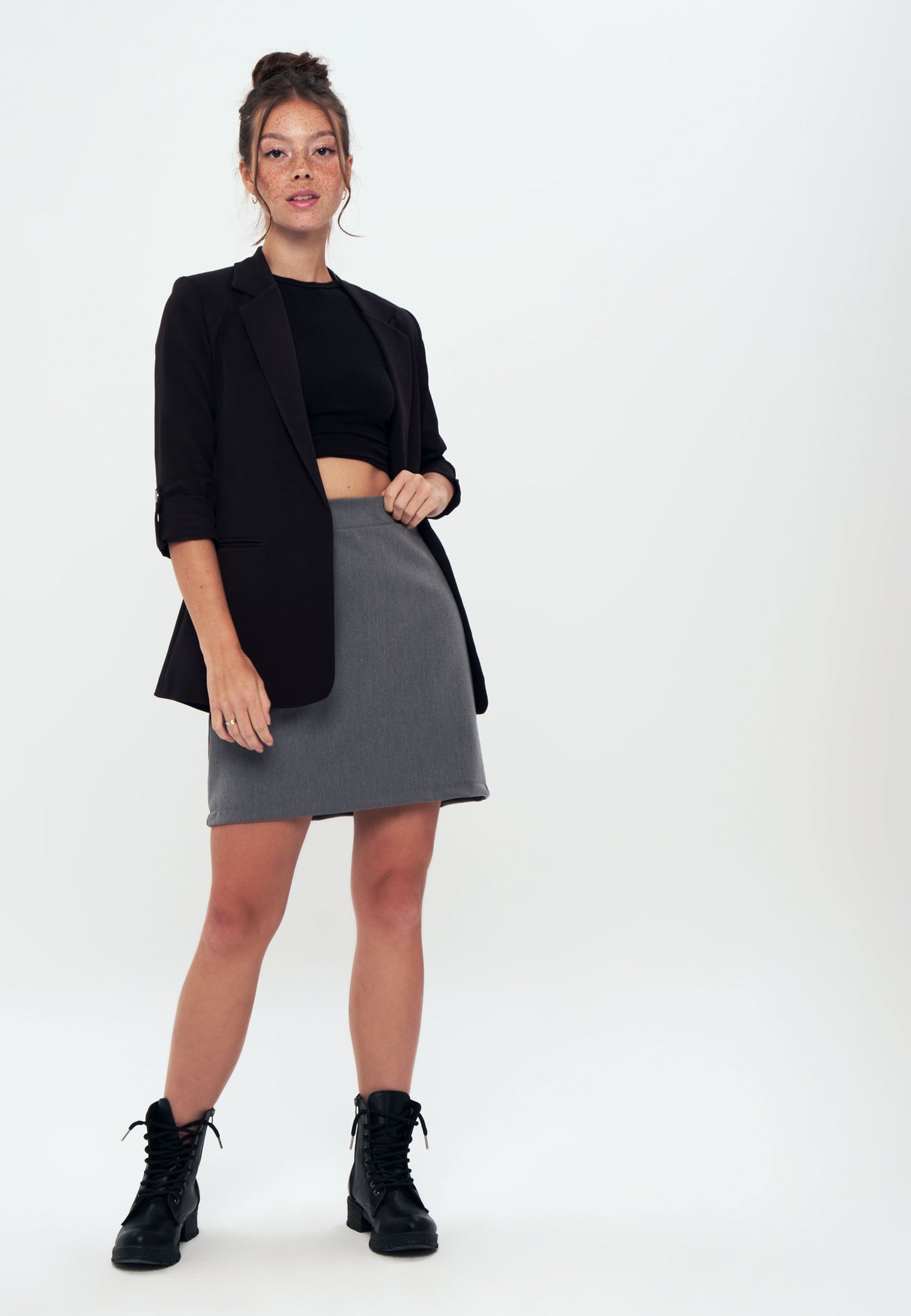 Mini Skirt - Grey