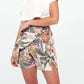 SKORT - Printed Wrap Skirt Short - beige floral