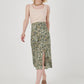 Green Patterned Skirt