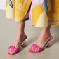 Women's Stone Slippers and Sandals Heeled Shoes