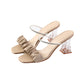 Women's Stone Slippers and Sandals Heeled Shoes