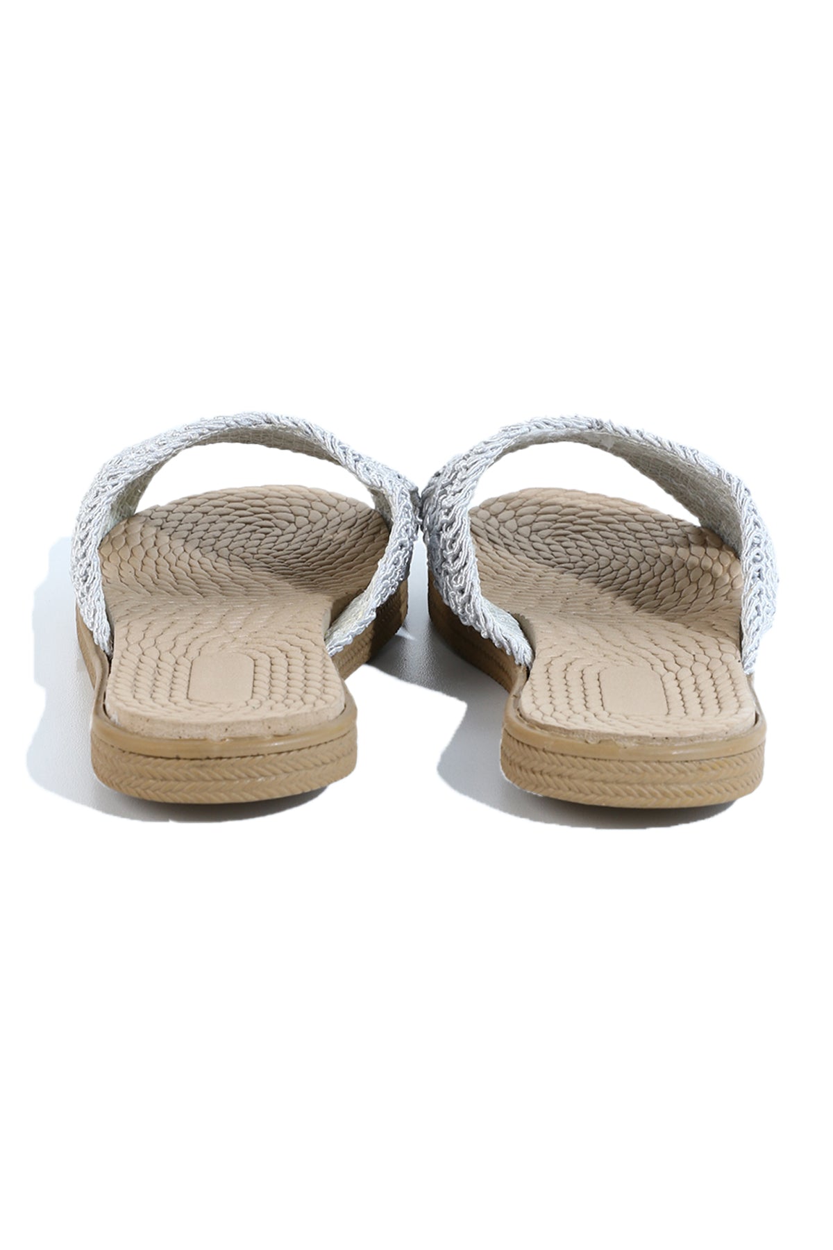 Cross Strap Slide-in Slippers