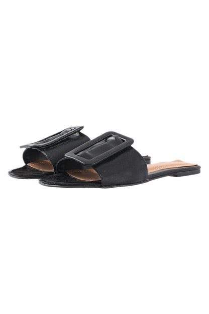 Slide-in Slippers - Black