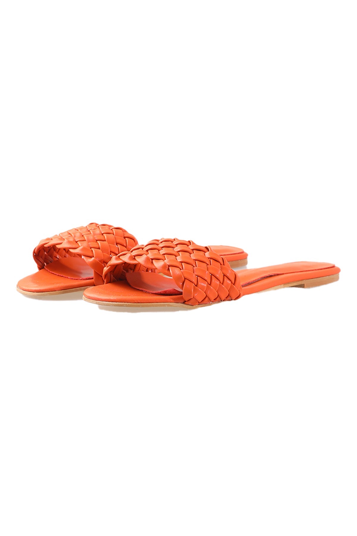 Slide-in Slippers - Orange