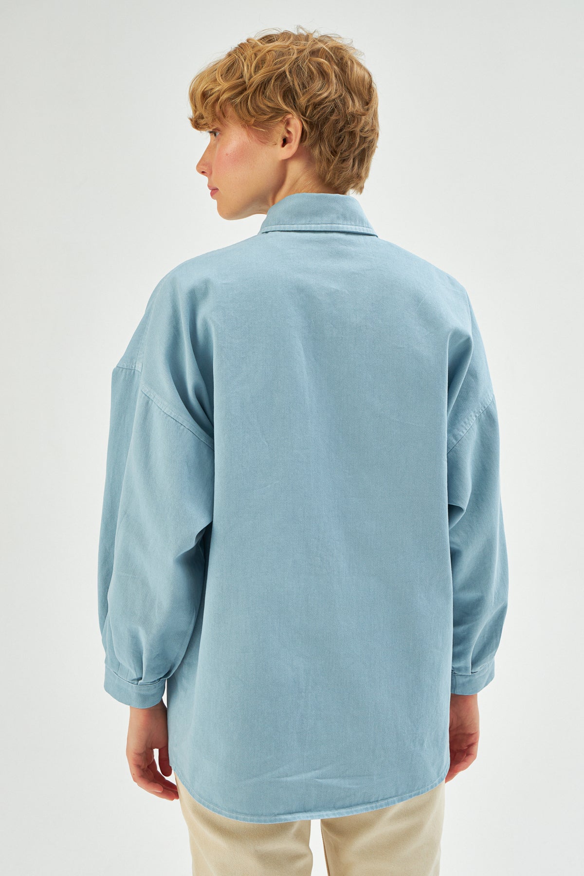 MUNI MUNI - Natural Denim Jacket - ice blue