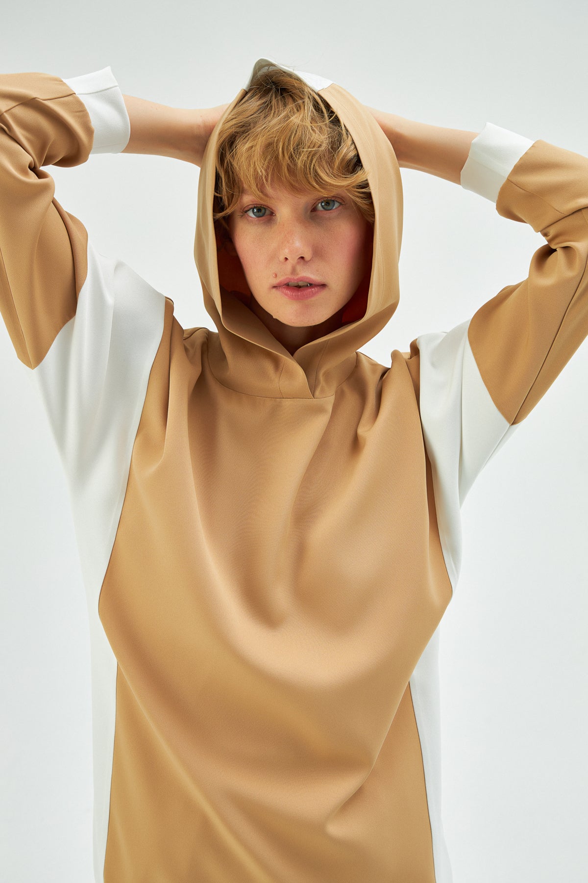 MUNI MUNI - Hoodie & Skirt Set - Camel