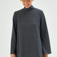 MUNI MUNI - Regular Cut Tunic - dark grey