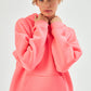 MUNI MUNI -  Oversize Neon Hoodie - neon pink