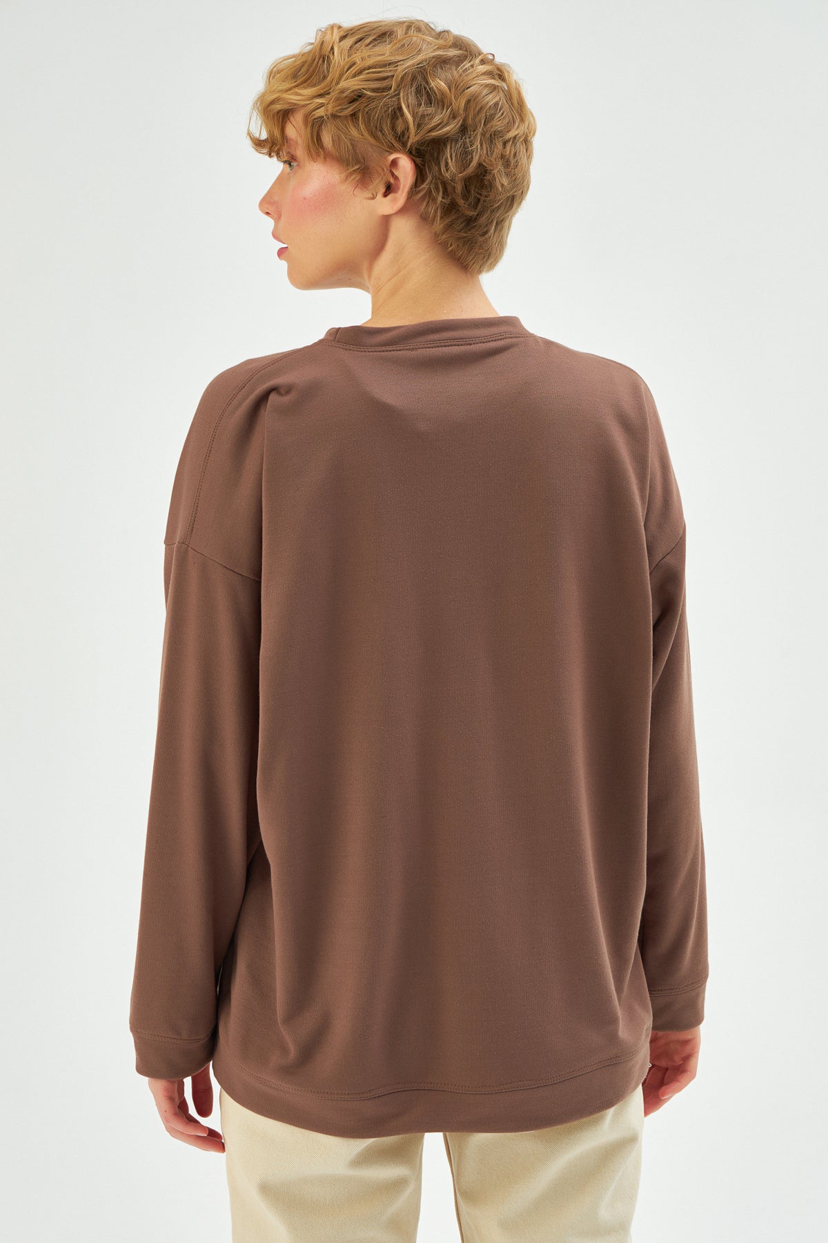 MUNI MUNI - Oversize Sweatshirt - brown