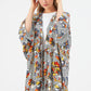 MUNI MUNI - Printed Kimono Top - ecru orange