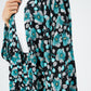 MUNI MUNI - Printed Kimono Top - turquoise