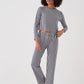 Long Sleeve Striped Pajamas Set