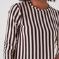 Long Sleeve Striped Pajamas Set