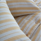 Linen Striped Duvet Cover Set - Sunshine
