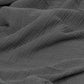 Mollis Muslin Cotton Blanket - Anthracite