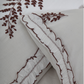 Embroidered Duvet Cover Set - White
