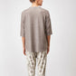 Soft Textured Pyjama Set - Grey & White