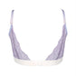 Athena Bralette Triangle Lace Bra Lilac