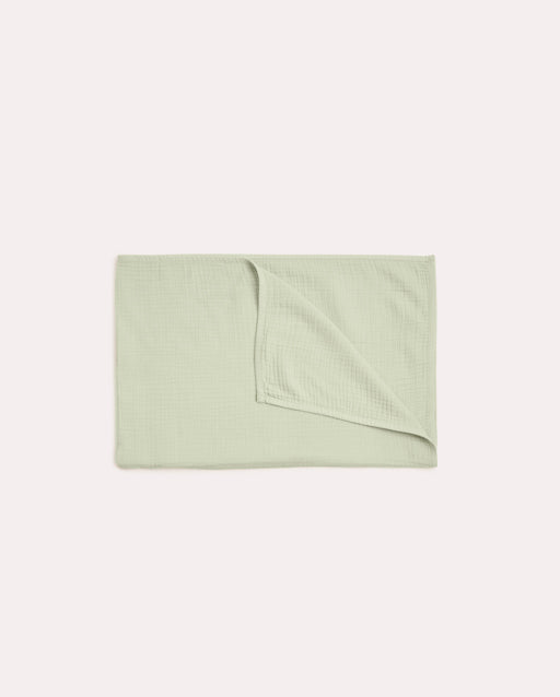 Organic Muslin Baby Blanket - Mint - Ocoza