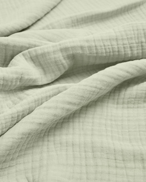 Organic Muslin Baby Blanket - Mint - Ocoza