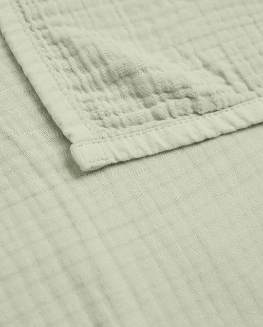 Organic Muslin Baby Blanket - Mint - Ocoza