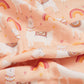 Pink Lama Muslin Baby Cloth - Pink - Ocoza
