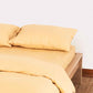 Sateen Stripe - Core Bedding Set - Gold