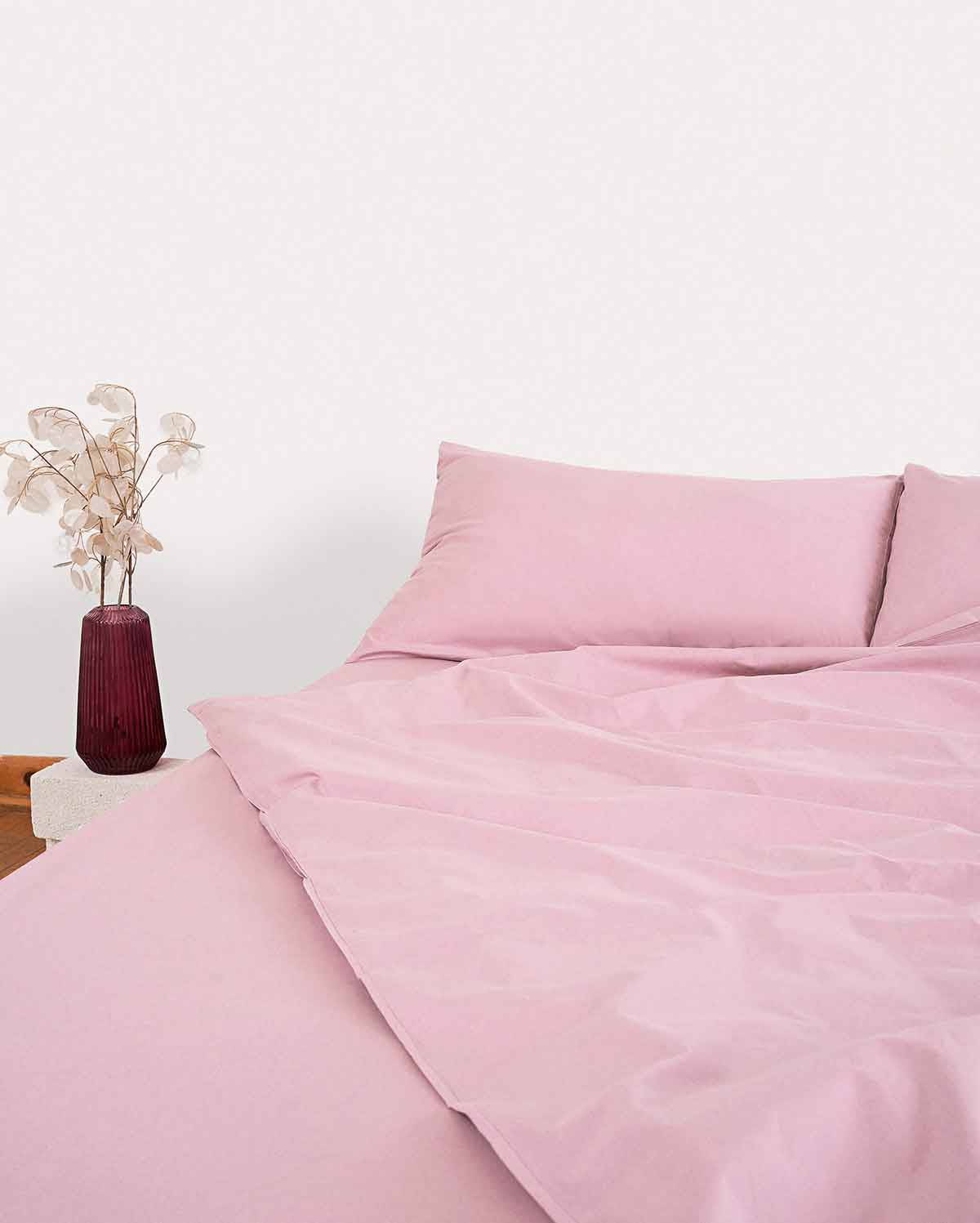 Classic Percale - Core Bedding Set - Pink