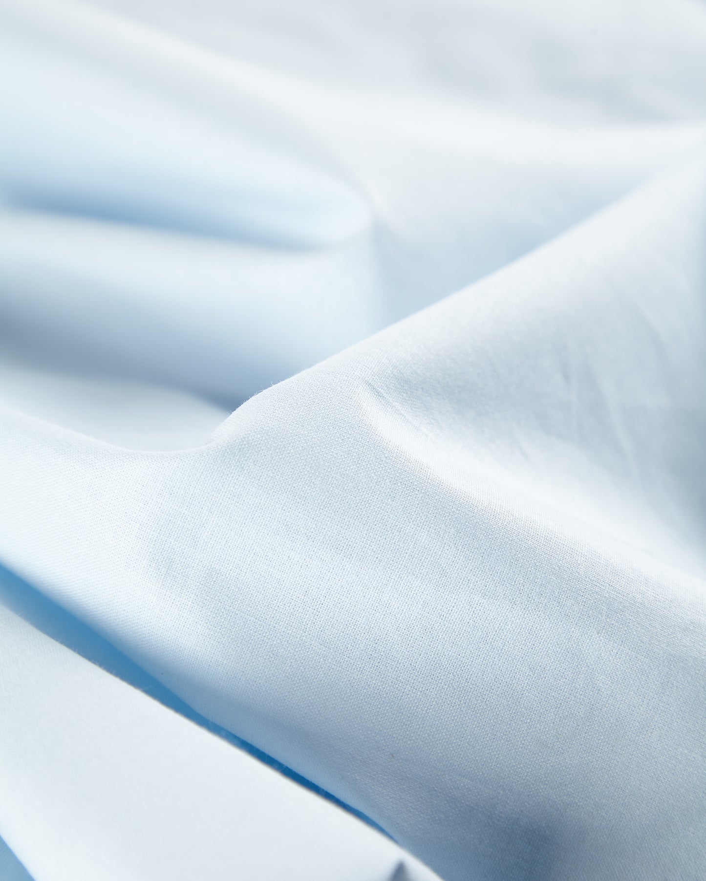 Classic Percale Fitted Sheet - Light Blue