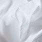Classic Percale - Fitted Sheet Set- White with Navy Blue Piped Edge