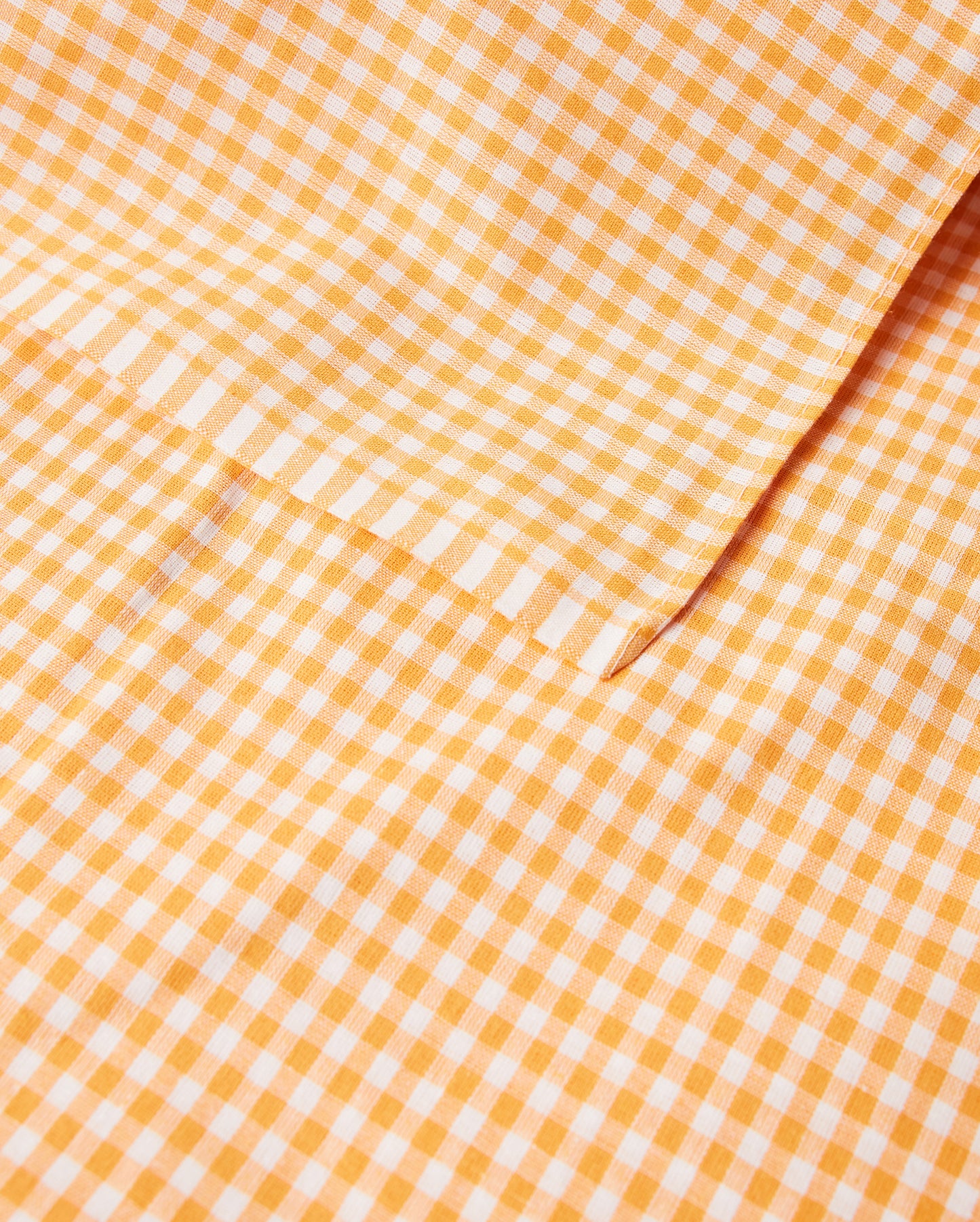 Checked Cotton Table Cloth - Yellow - Ocoza