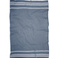 Recycled Cotton Peshtemal Towel - Navy Blue