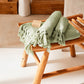 Tassel Cotton Towel Set 3pcs - Green - Ocoza